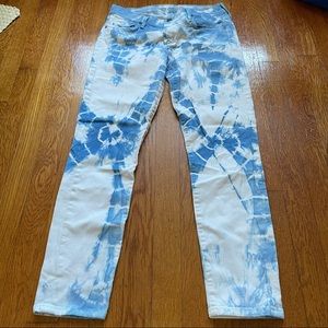 Citizens of Humanity Thompson Medium Rise Cropped Skinny Jeans 29 Indigo Dyed